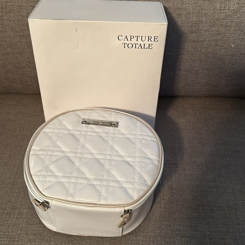 Christian Dior 4 Piece Set  Dior Quilted Cosmetic Bag & Skincare NIB